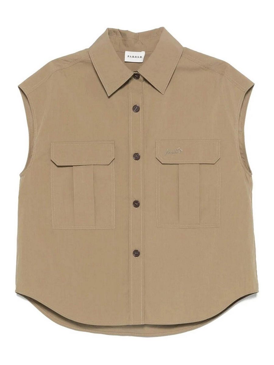 P. A.R. O.S. H. Gilet - Beige