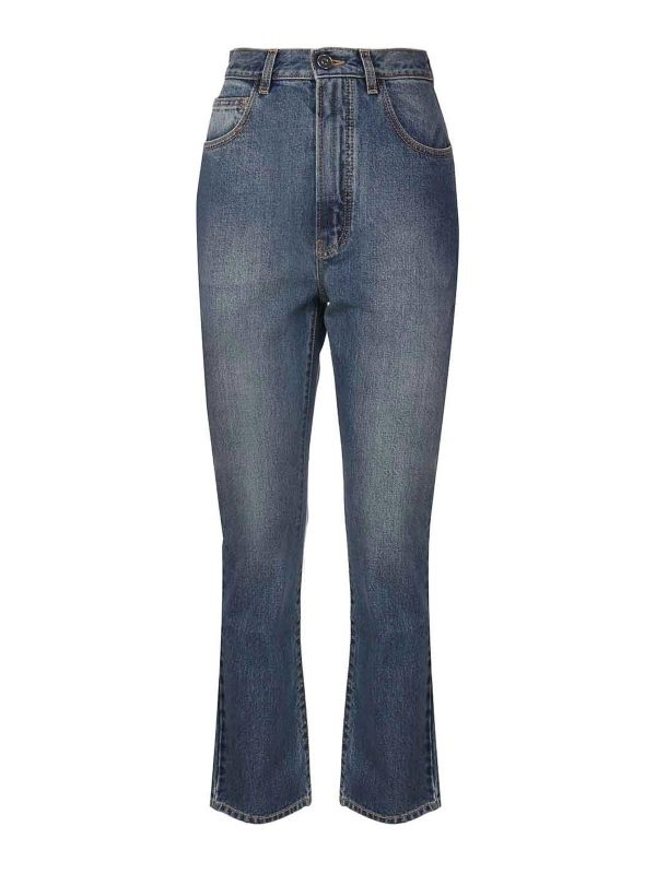 Alaïa Jean Droit - Délavé