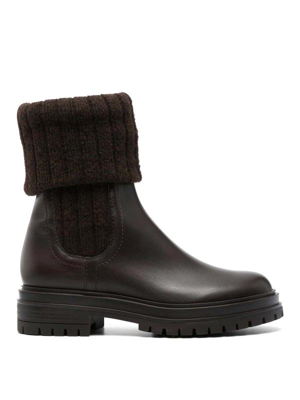 Gianvito Rossi Bottes - Marron