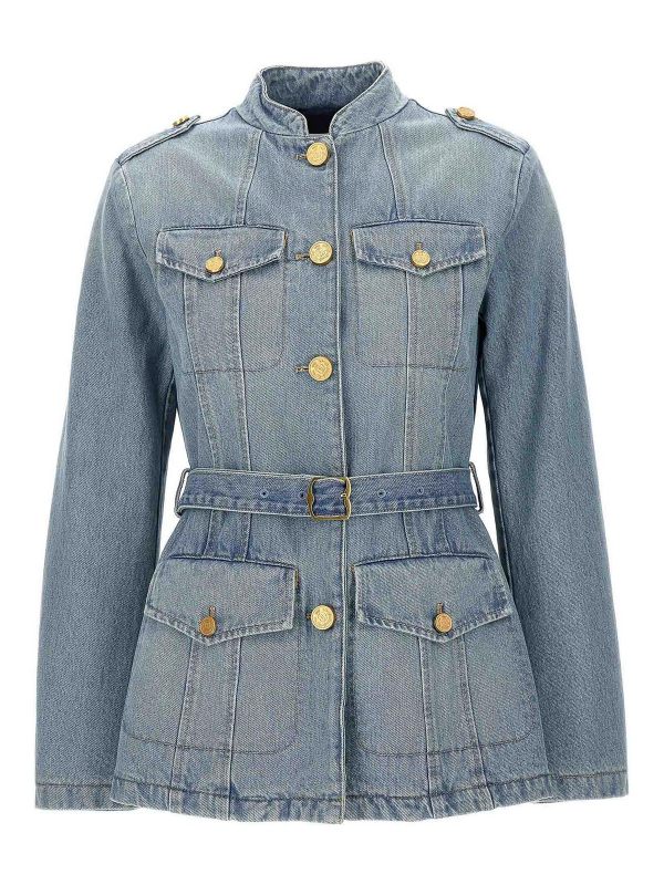 Bally Veste En Jean - Bleu Clair