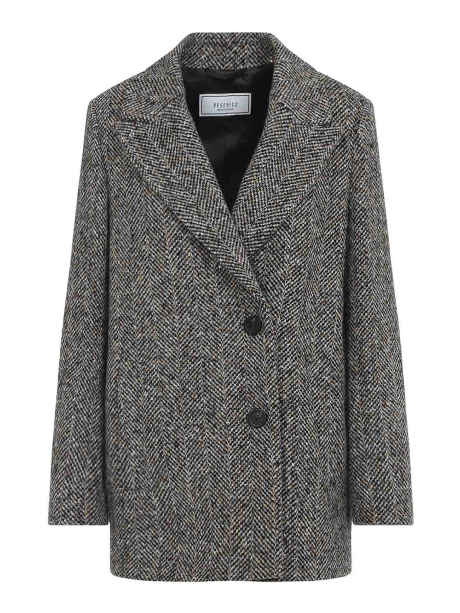 Peserico Manteau Court - Marron