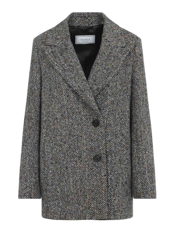 Peserico Manteau Court - Marron