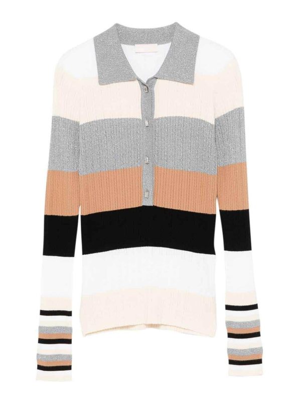 Liu Jo Pull Col Rond - Blanc