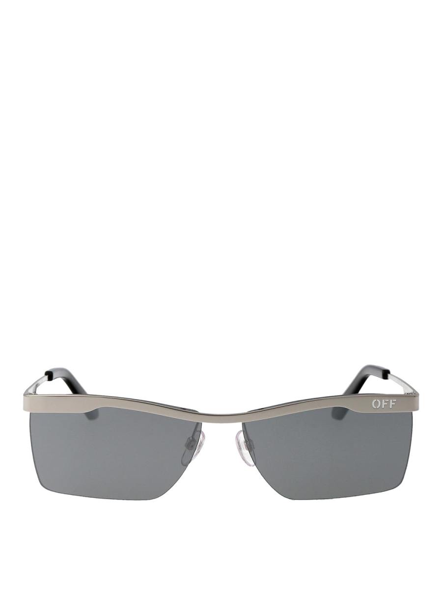 Off-White Lunettes De Soleil - Argent