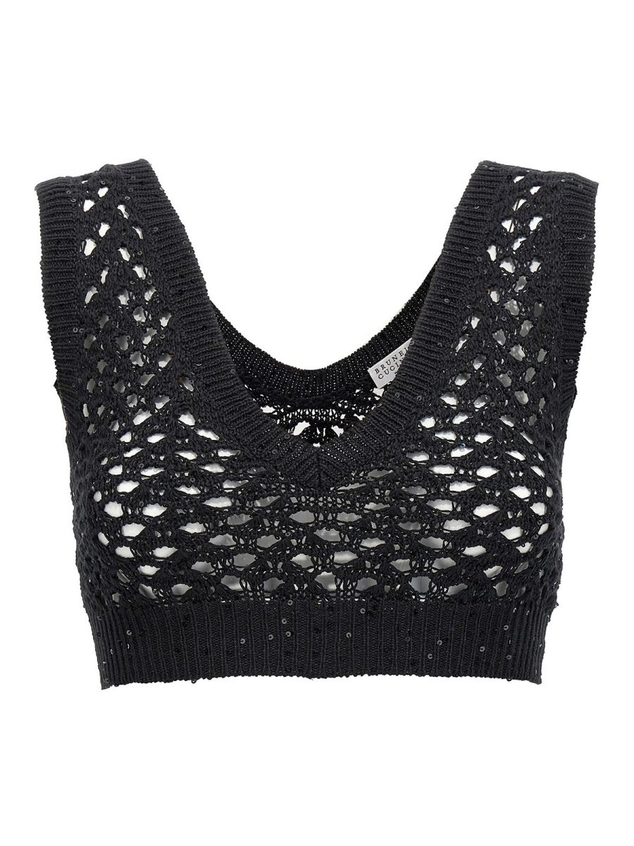 Brunello Cucinelli Top - Noir