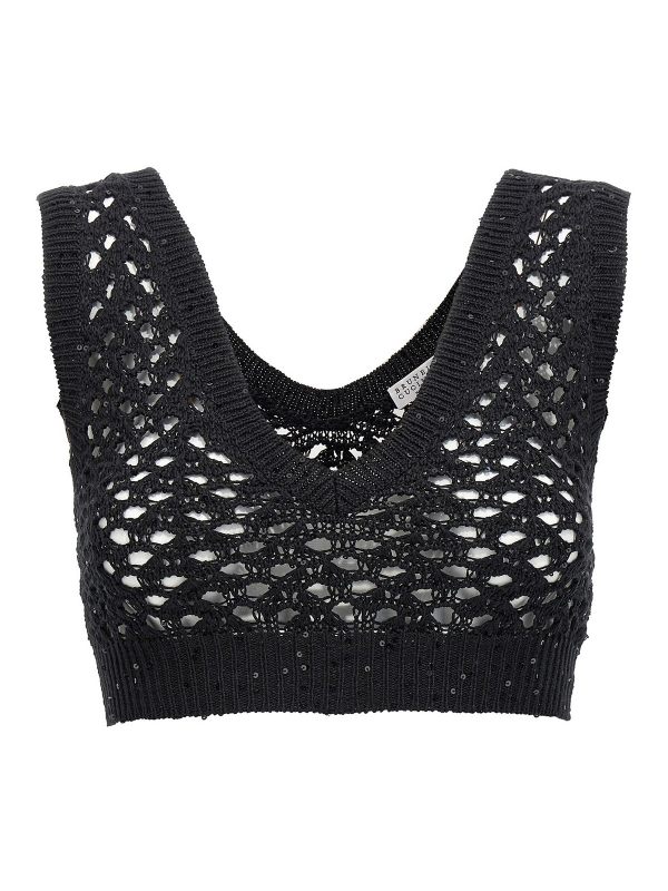 Brunello Cucinelli Top - Noir
