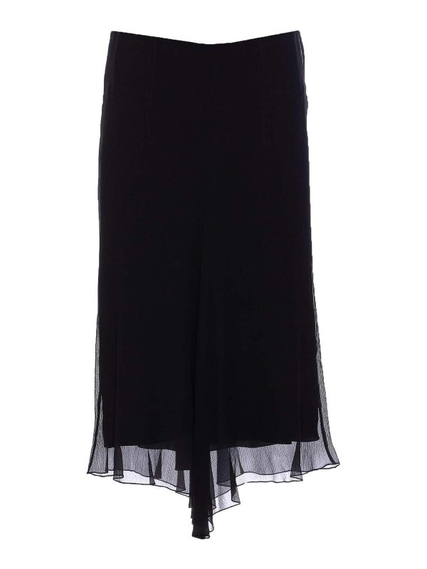 Victoria Beckham Jupe Midi - Noir