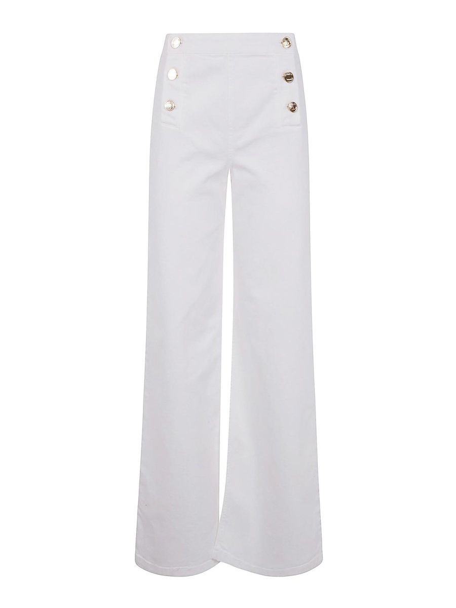 Twinset Jean Bootcut - Blanc