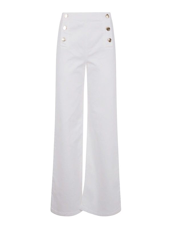 Twinset Jean Bootcut - Blanc