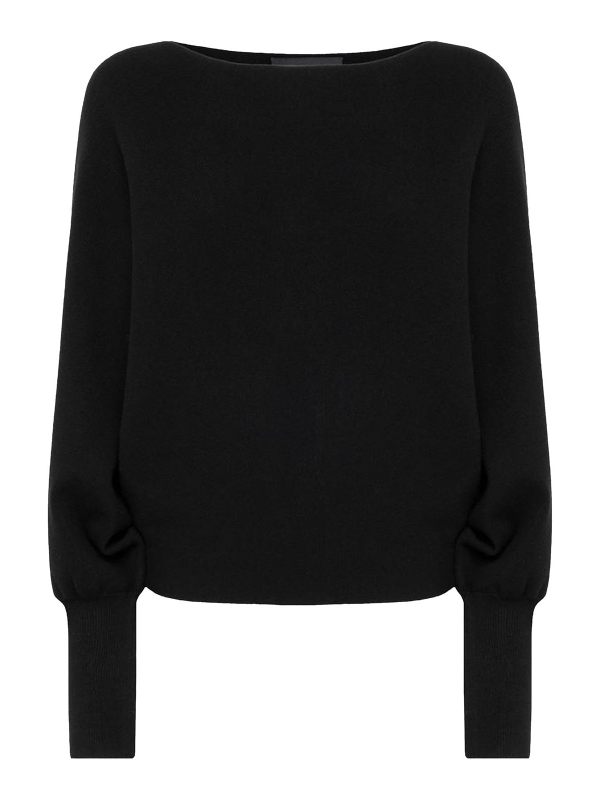 Alpha Studio Pull Col Rond - Noir