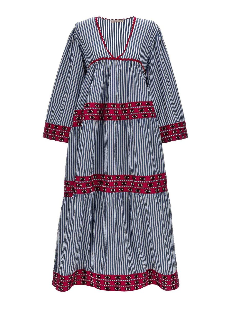 Flora Sardalos Maxi Robe - Multicolor