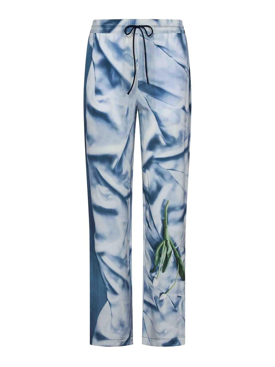 Victoria Beckham Pantalons Décontractés - Bleu