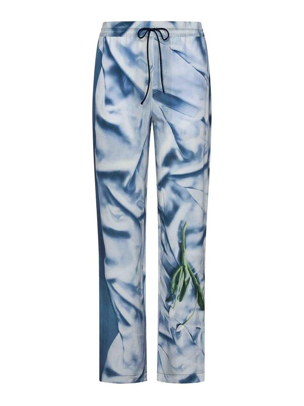 Victoria Beckham Pantalons Décontractés - Bleu
