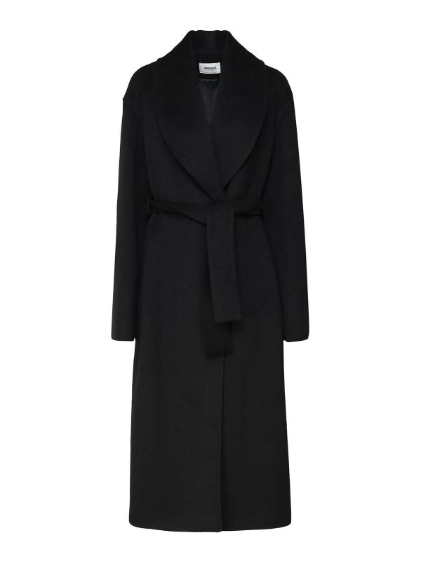 Mariuccia Manteau Court - Noir