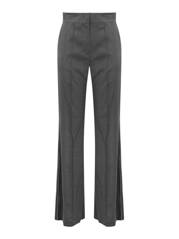 D. Exterior Pantalons Décontractés - Gris