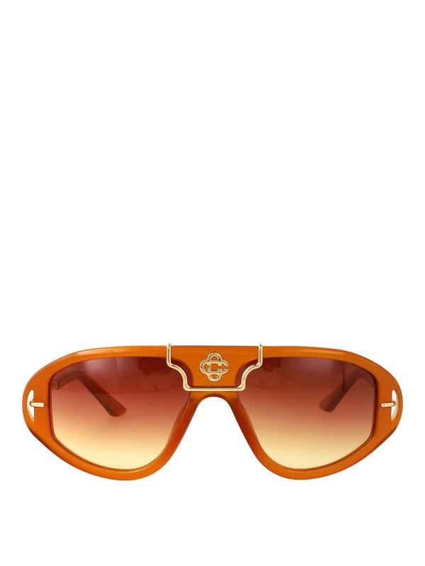 Casablanca Lunettes De Soleil - Orange