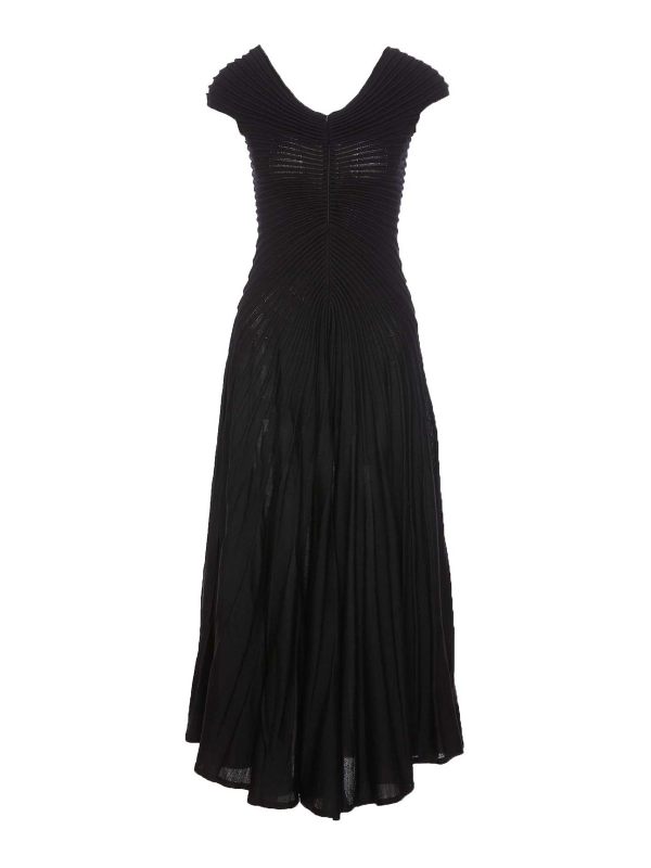 Alaïa Maxi Robe - Noir