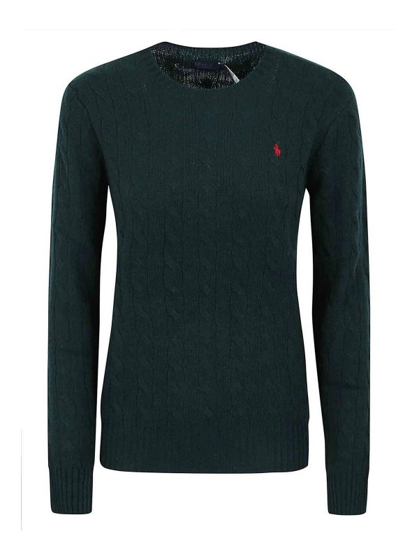 Polo Ralph Lauren Pull Col Rond - Vert