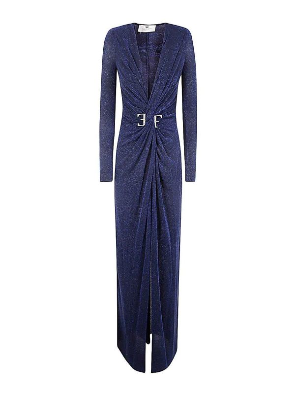 Elisabetta Franchi Maxi Robe - Bleu