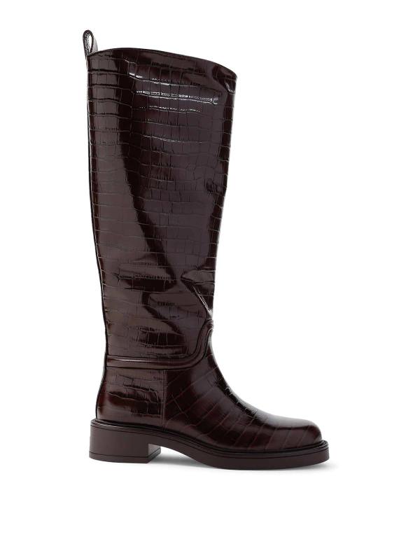 Stuart Weitzman Bottes - Marron