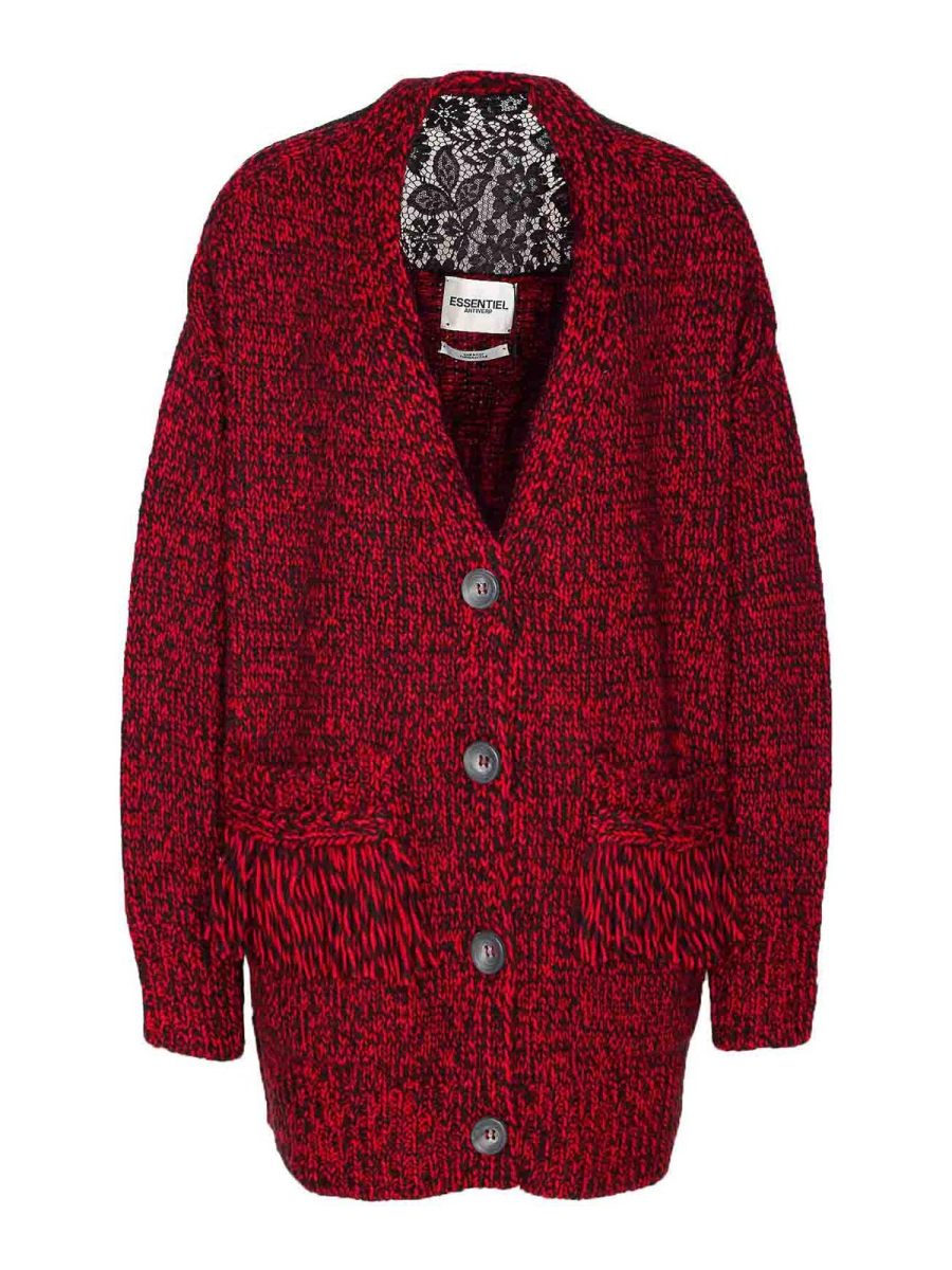 Essentiel Antwerp Cardigan - Rouge