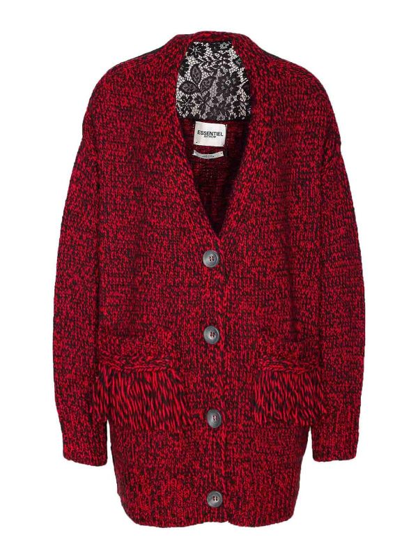 Essentiel Antwerp Cardigan - Rouge