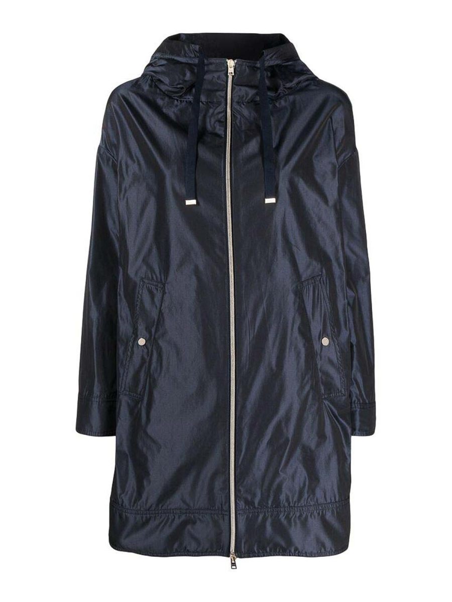 Herno Manteau Au Genou - Bleu