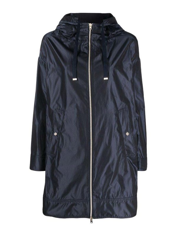 Herno Manteau Au Genou - Bleu