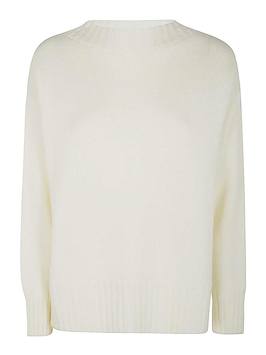 Drumohr Pull Col Rond - Blanc