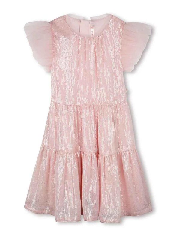 Billieblush Robe Au Genou - Rose