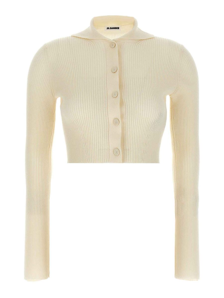 Jil Sander Cardigan - Blanc