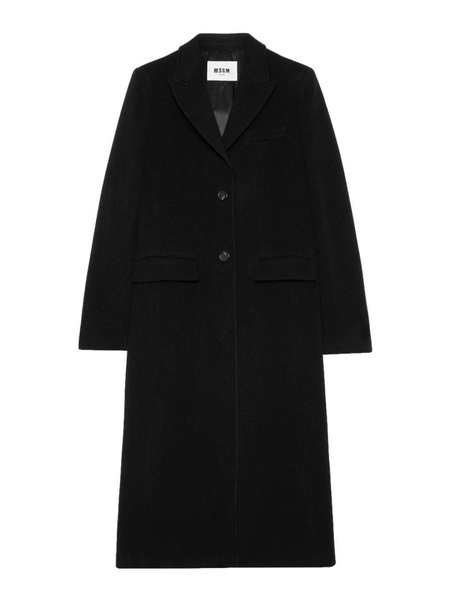 M. S.G. M. Manteau Court - Noir