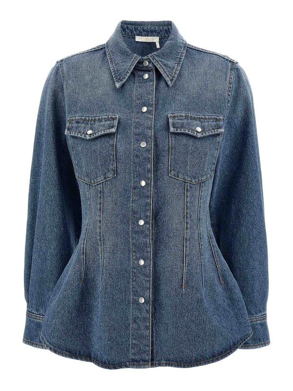 Chloe' Chemise - Bleu
