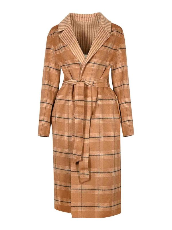 Twinset Manteau Au Genou - Noir