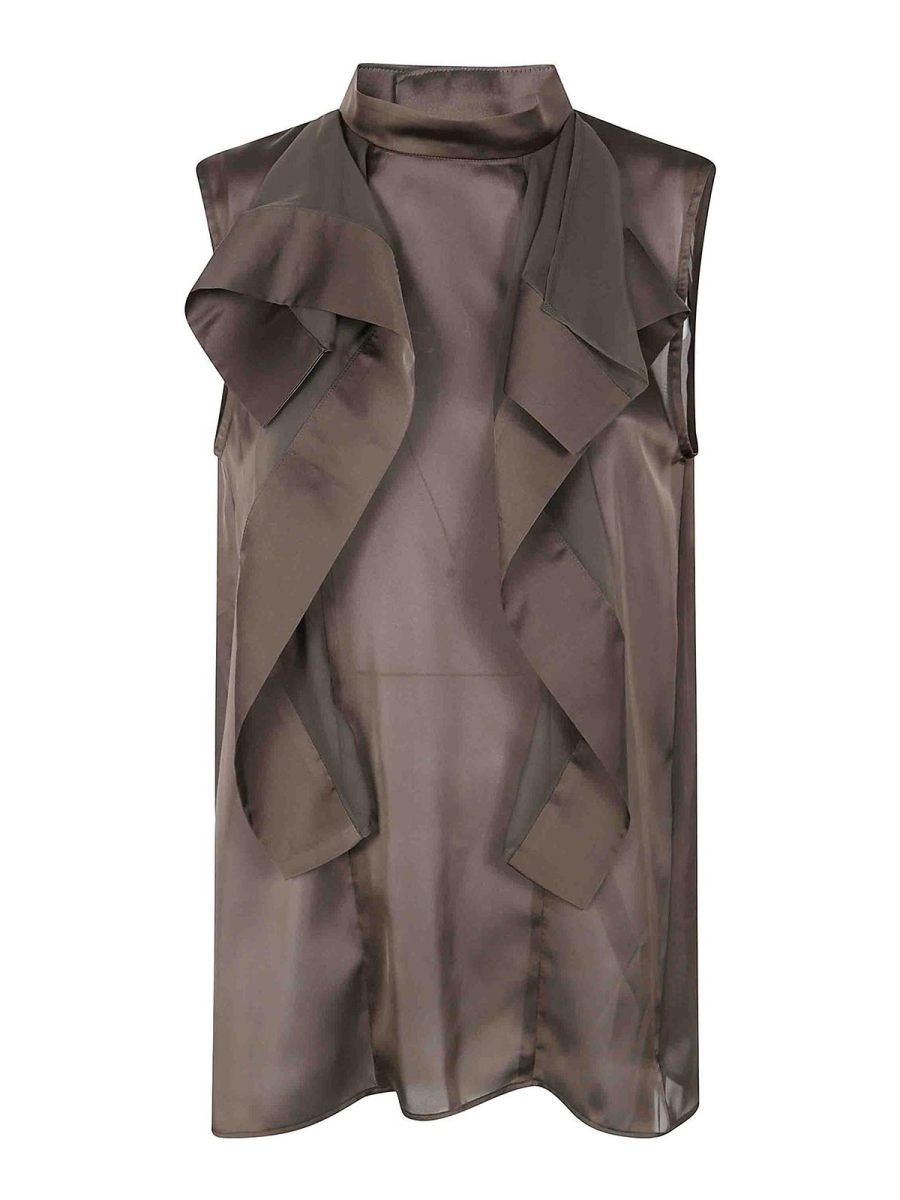 Sacai Pull Col Rond - Vert