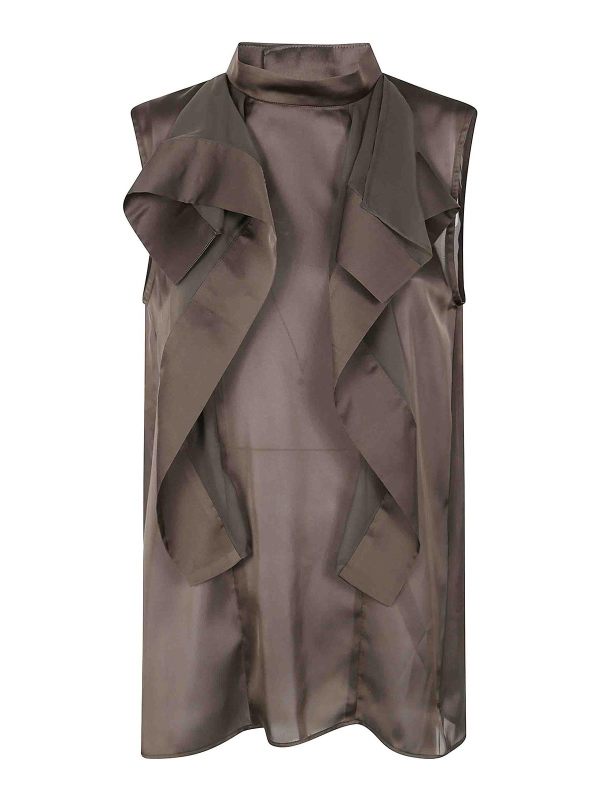 Sacai Pull Col Rond - Vert
