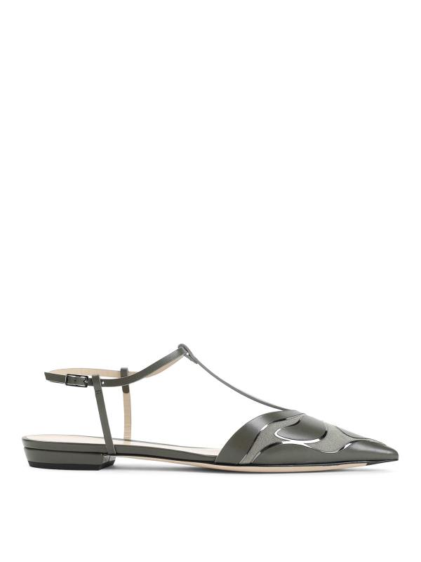Giorgio Armani Ballerines - Vert Foncé