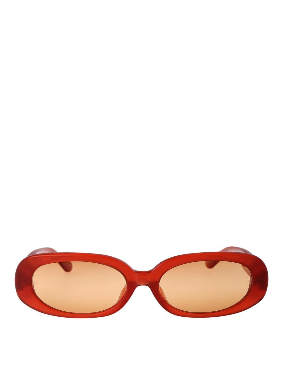 Linda Farrow Lunettes De Soleil - Marron