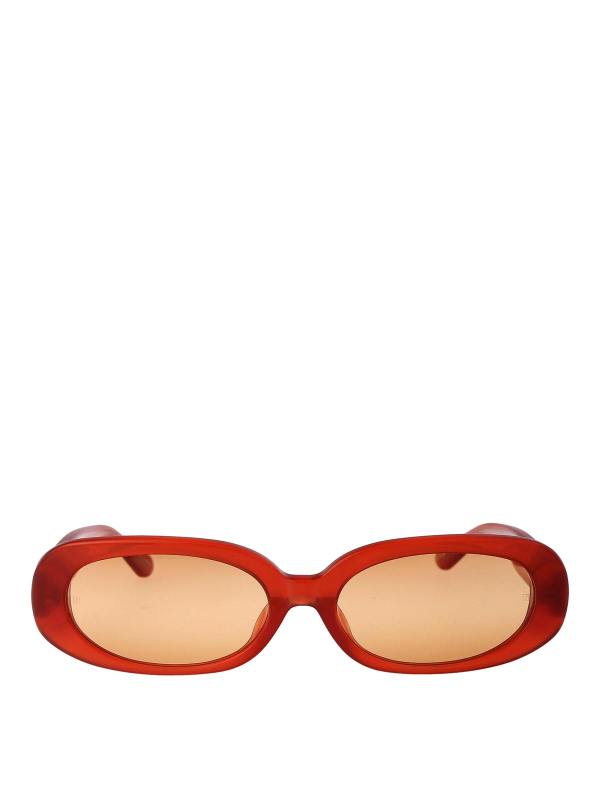 Linda Farrow Lunettes De Soleil - Marron