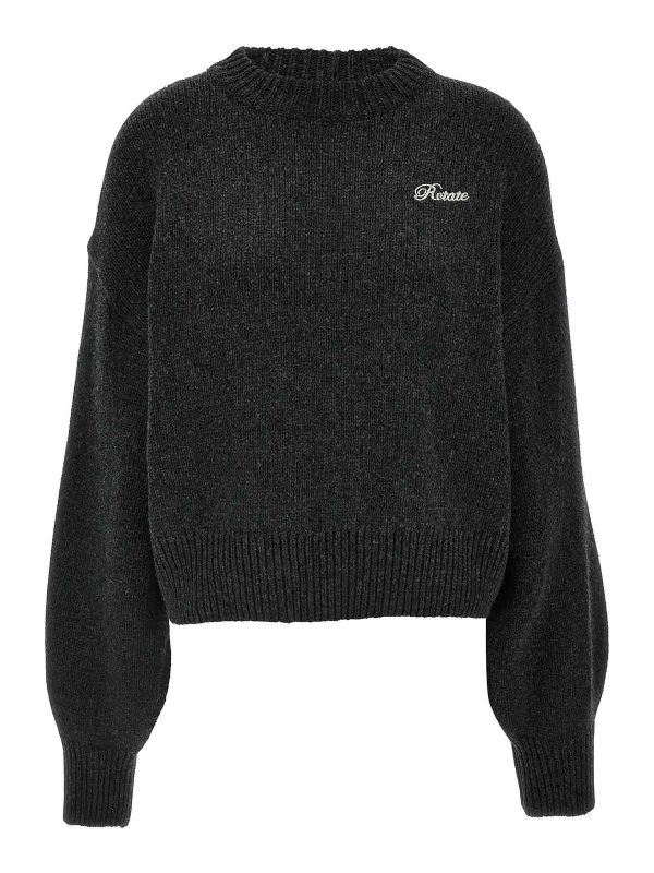 Rotate Birger Christensen Pull Col Rond - Gris