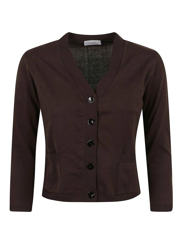 Charlott Cardigan - Marron Foncé