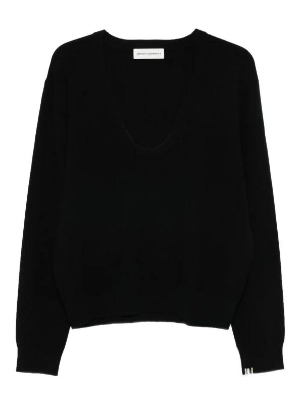 Extreme Cashmere Pull Col Rond - Noir
