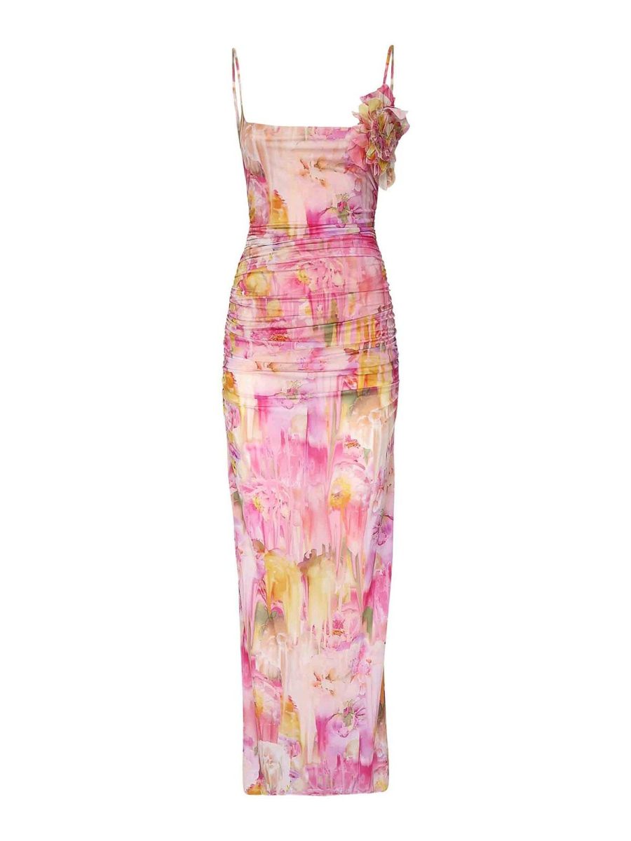 Blumarine Robe Au Genou - Couleur Chair