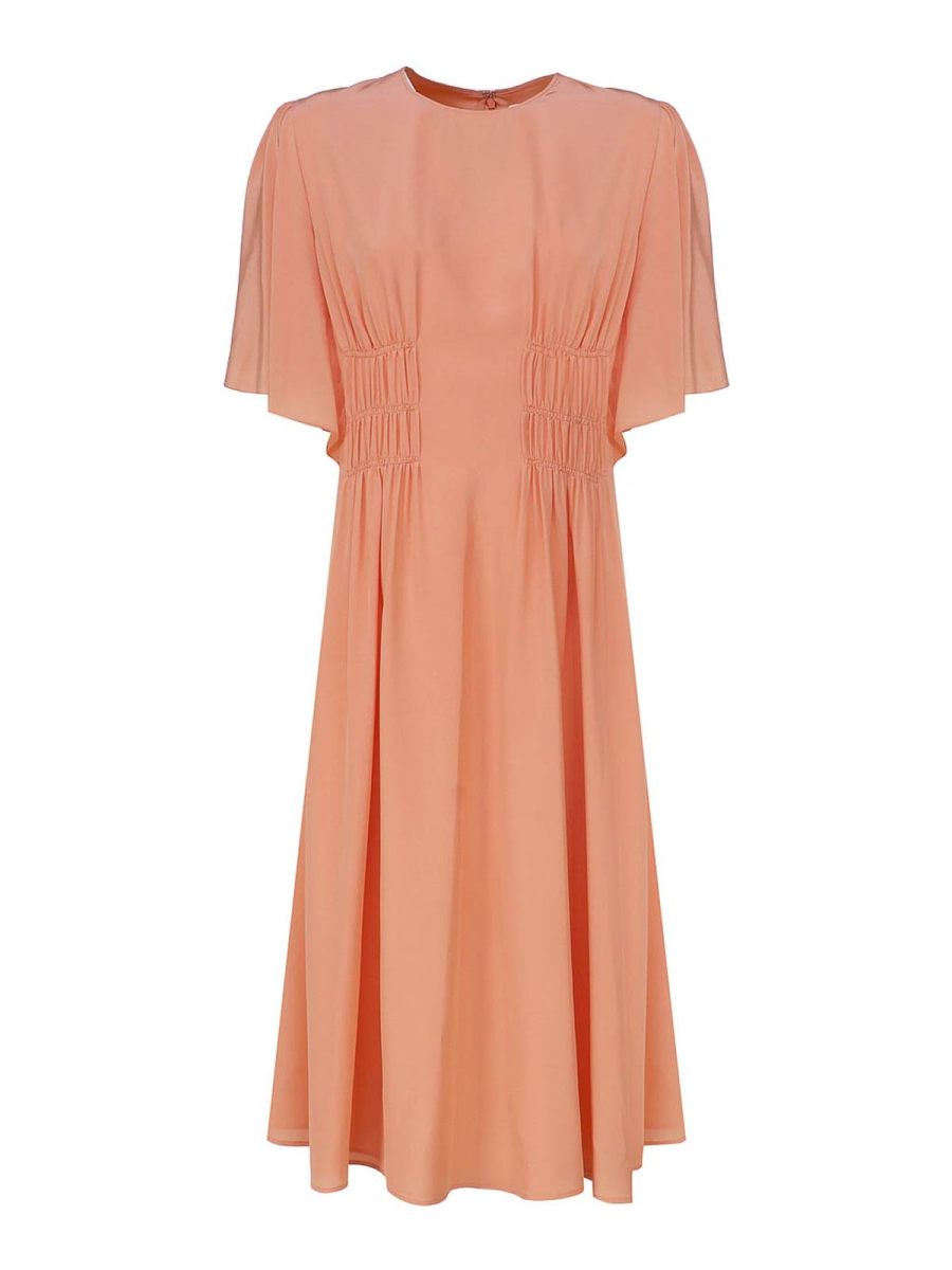 Chloe' Maxi Robe - Couleur Chair