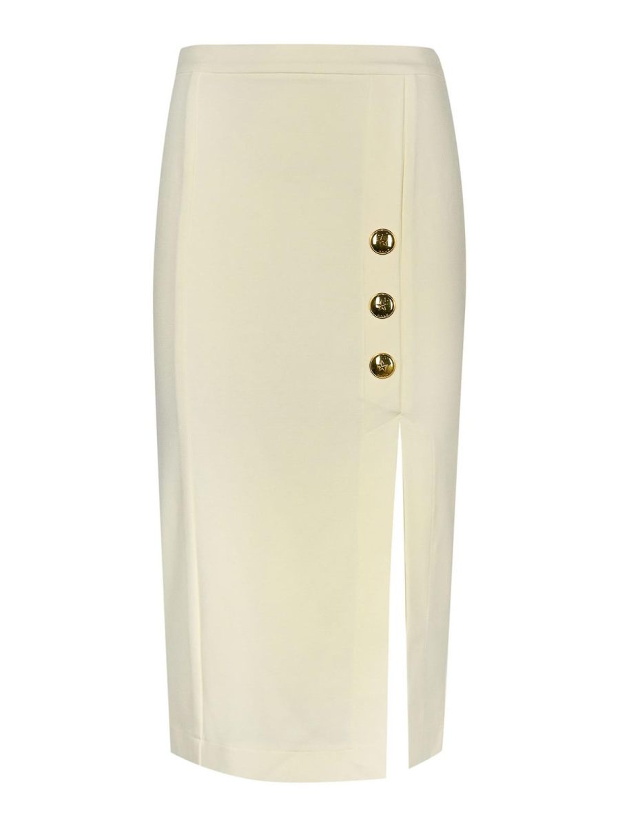Pinko Jupe Midi - Blanc
