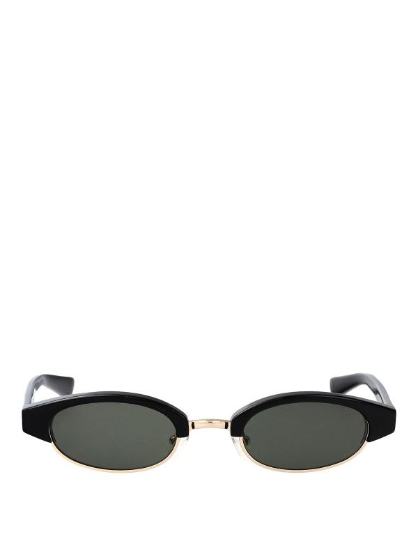 Alexander Mcqueen Lunettes De Soleil - Noir