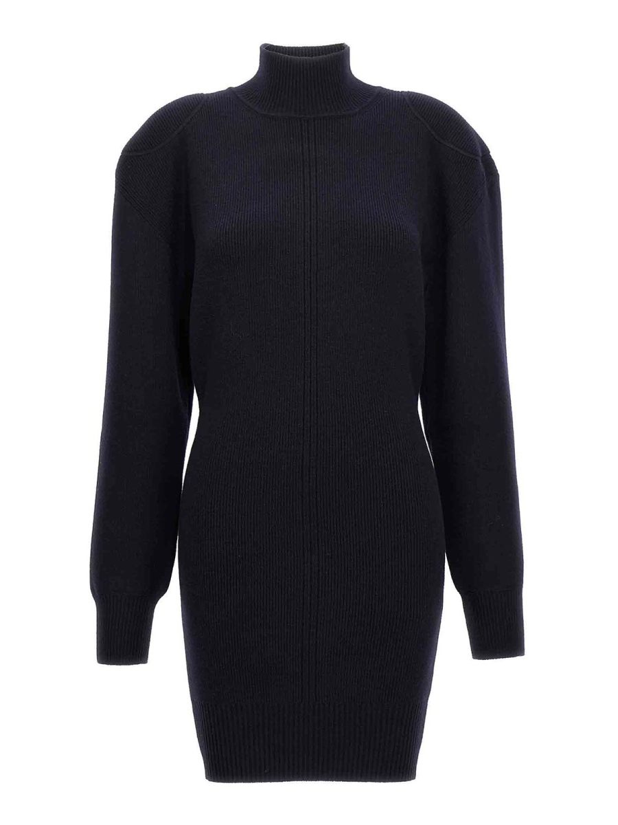 Stella Mccartney Robe Au Genou - Bleu