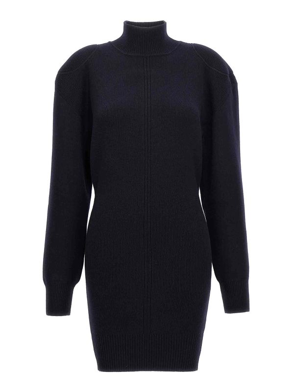 Stella Mccartney Robe Au Genou - Bleu