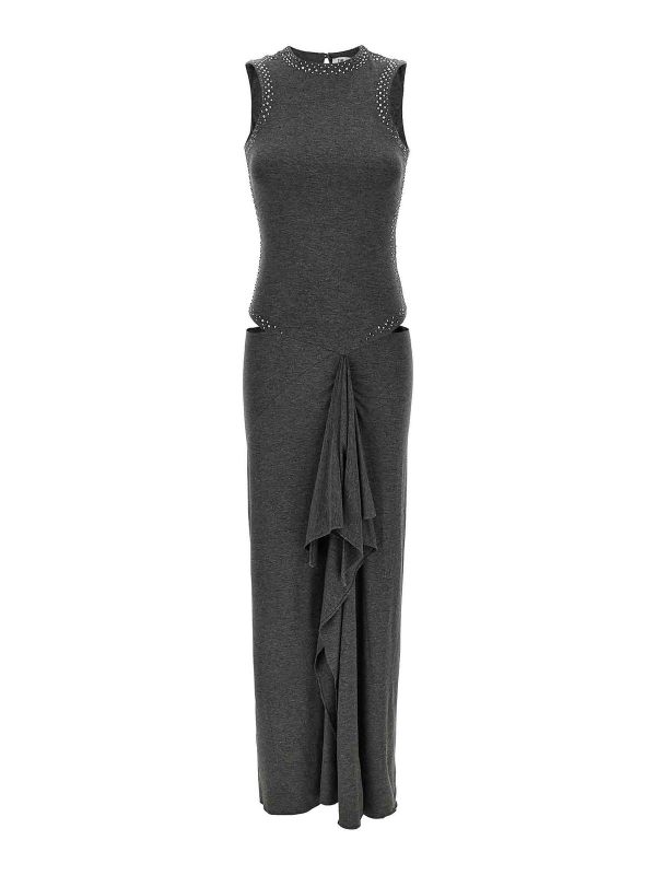 The Attico Robe Au Genou - Gris