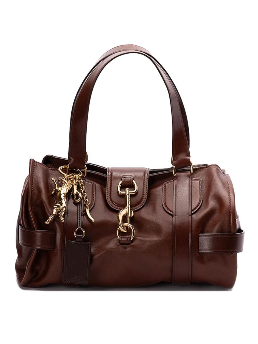 Chloe' Sac Cabas - Marron Foncé
